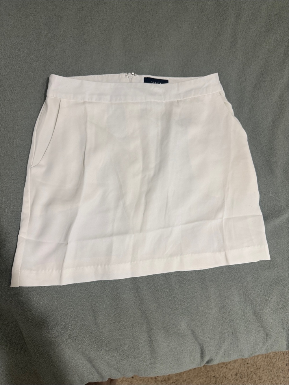 Vici White High-Waist Skirt